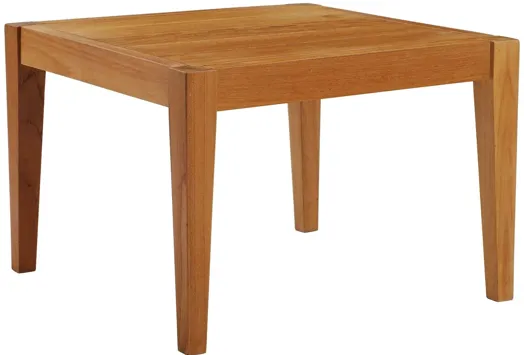 Northlake Outdoor Patio Premium Grade A Teak Wood Side Table in Natural