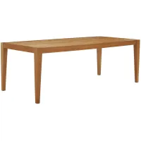 Northlake 85" Outdoor Patio Premium Grade A Teak Wood Dining Table in Natural