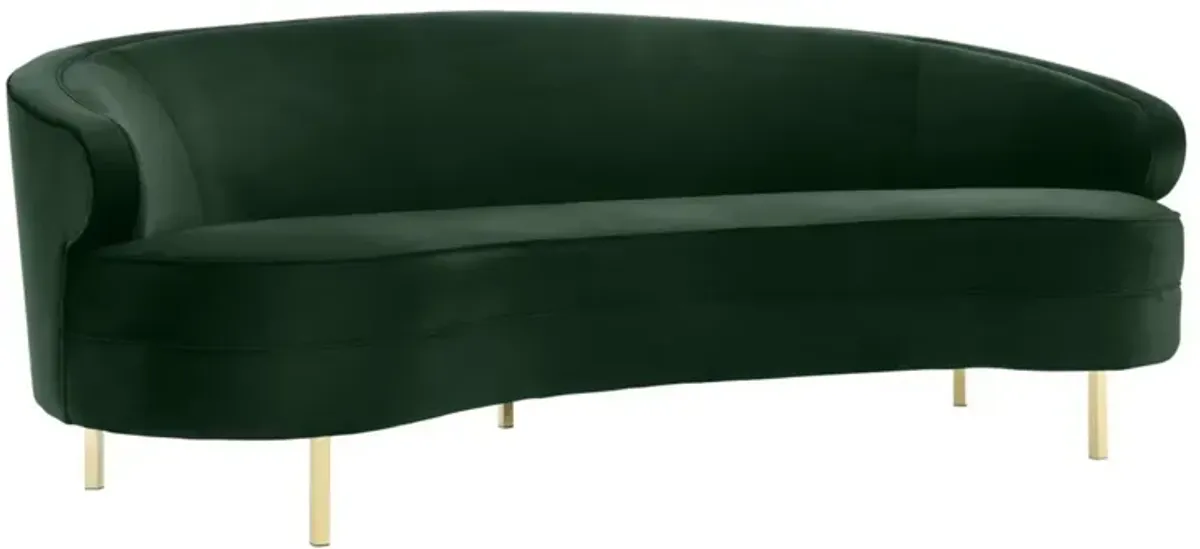 Baila Green Velvet Sofa