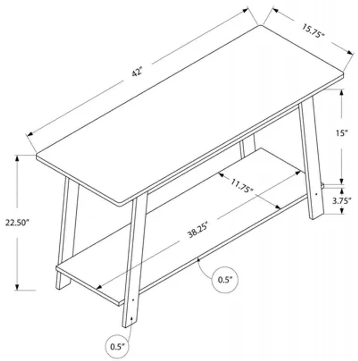 Tv Stand - 42"L / Espresso