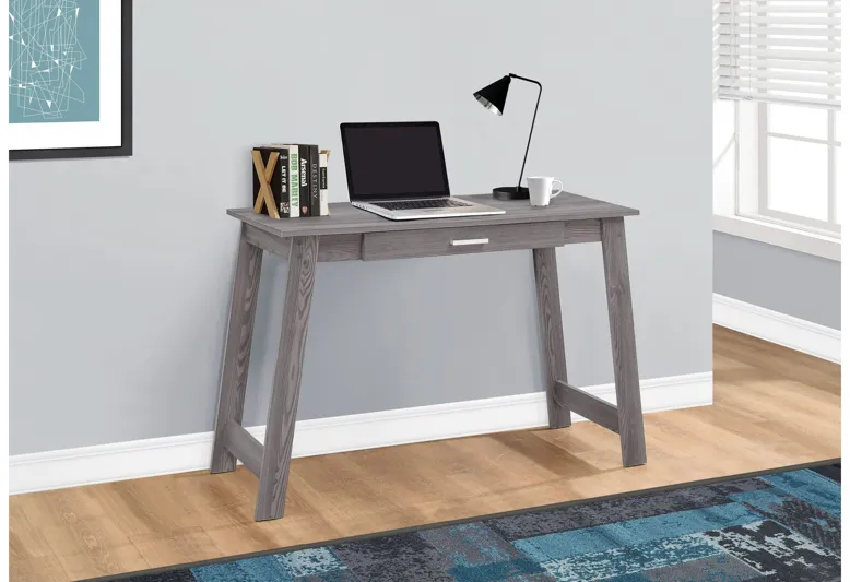 Lexington 42" Grey Storage Computer Desk