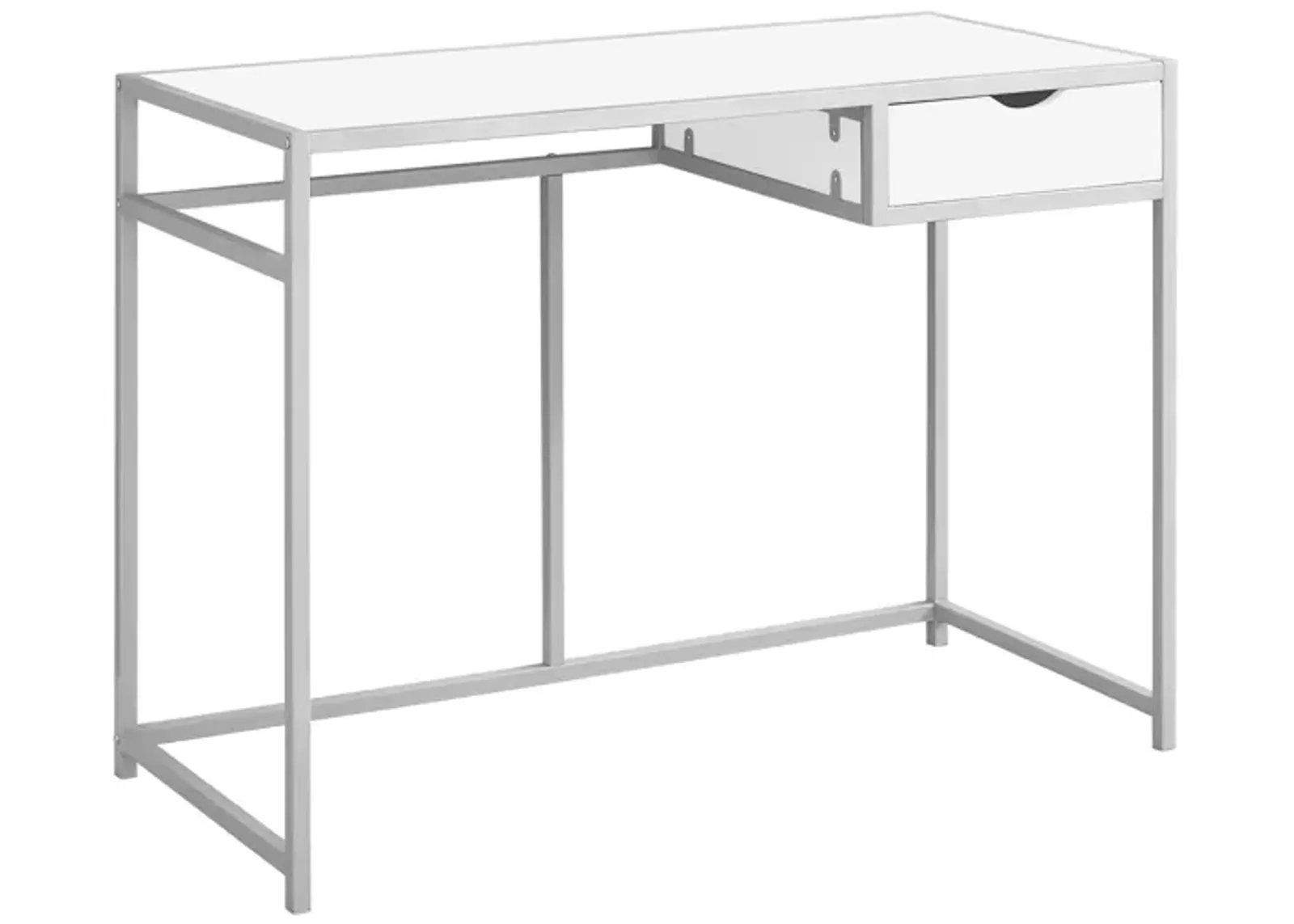 Kalsh 42" White Computer Desk