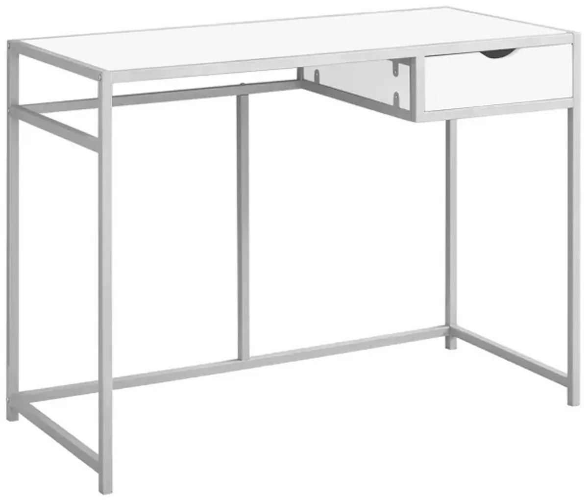 Kalsh 42" White Computer Desk