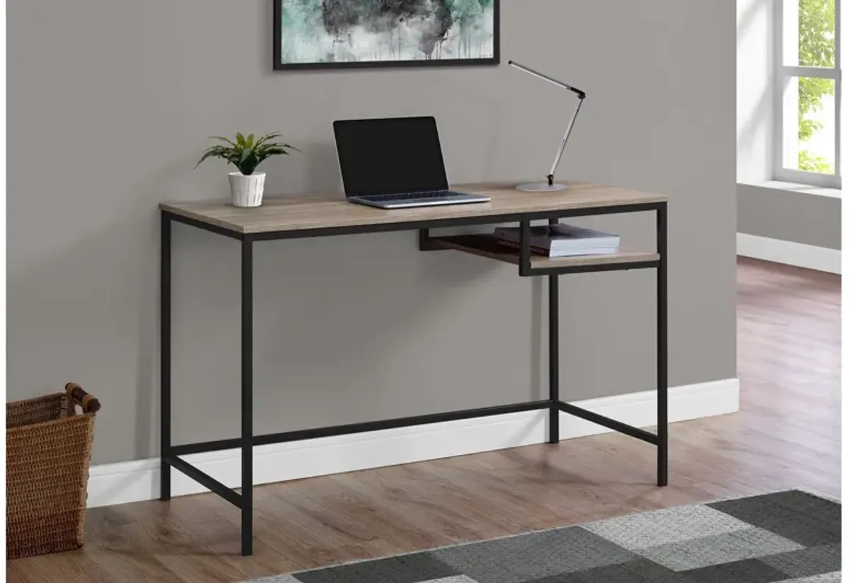 Quinn 48" Taupe Computer Desk