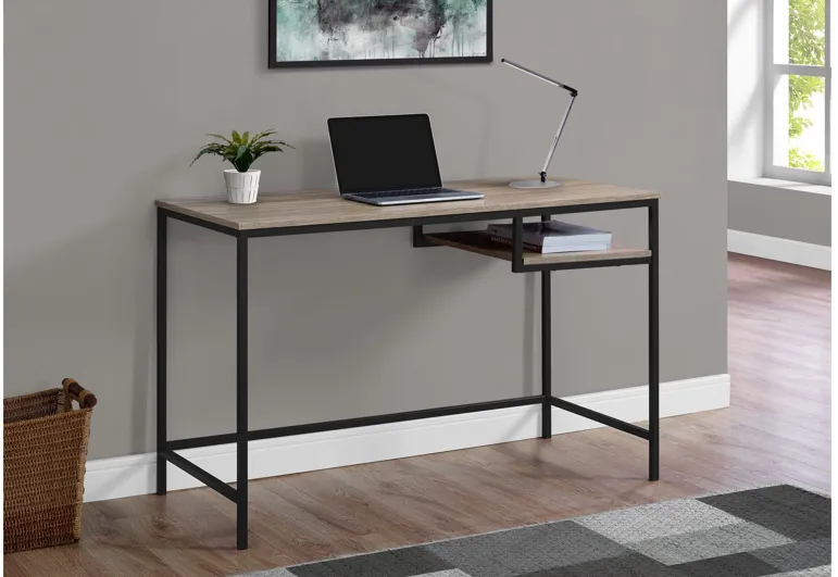 Quinn 48" Taupe Computer Desk