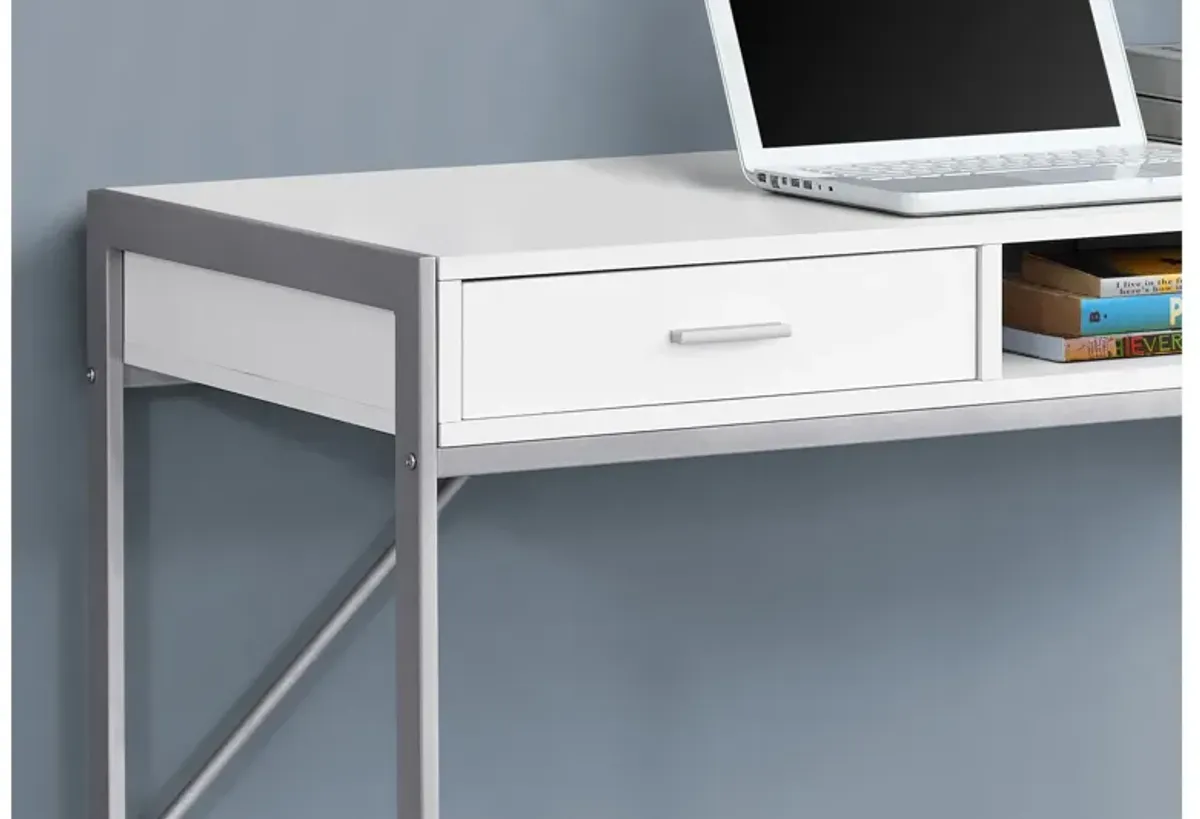 Pulford 48" White Computer Desk