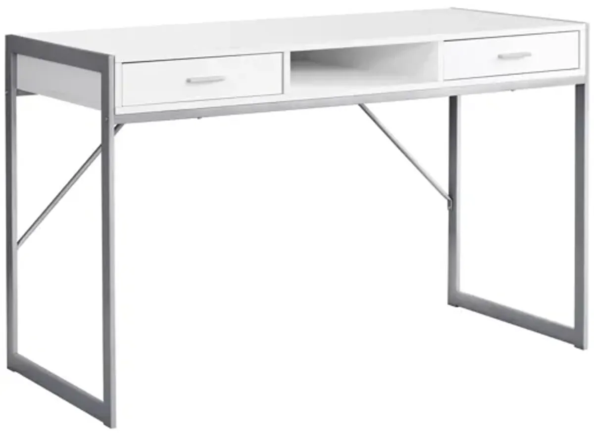 Pulford 48" White Computer Desk