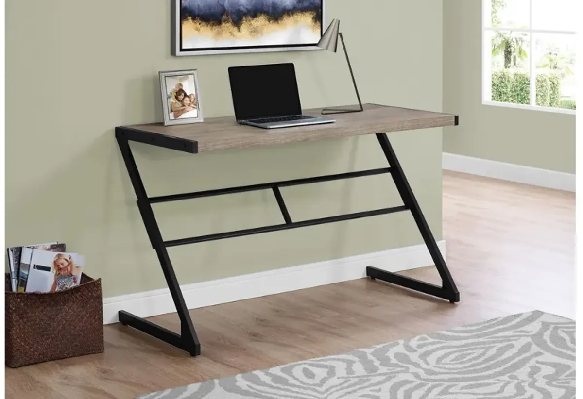 Radnor 48" Taupe Computer Desk