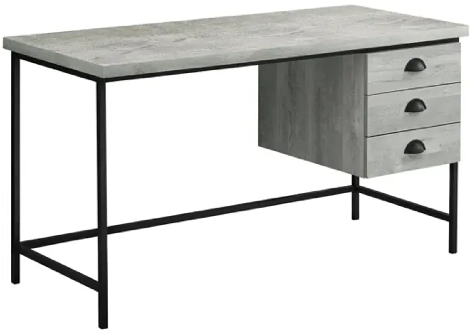 Riad 55" Grey Computer Desk