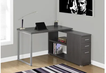 Grey Corner Desk
