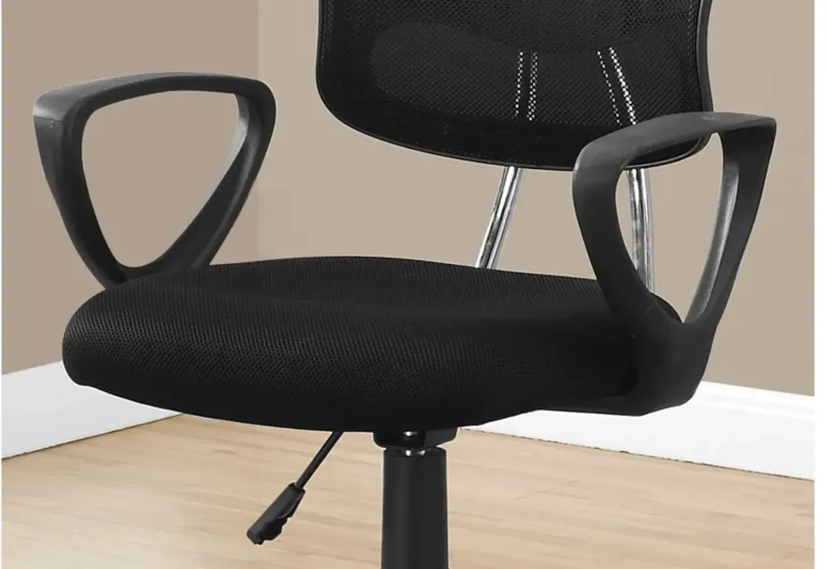 Office Chair - Black Mesh Juvenile / Multi-Position