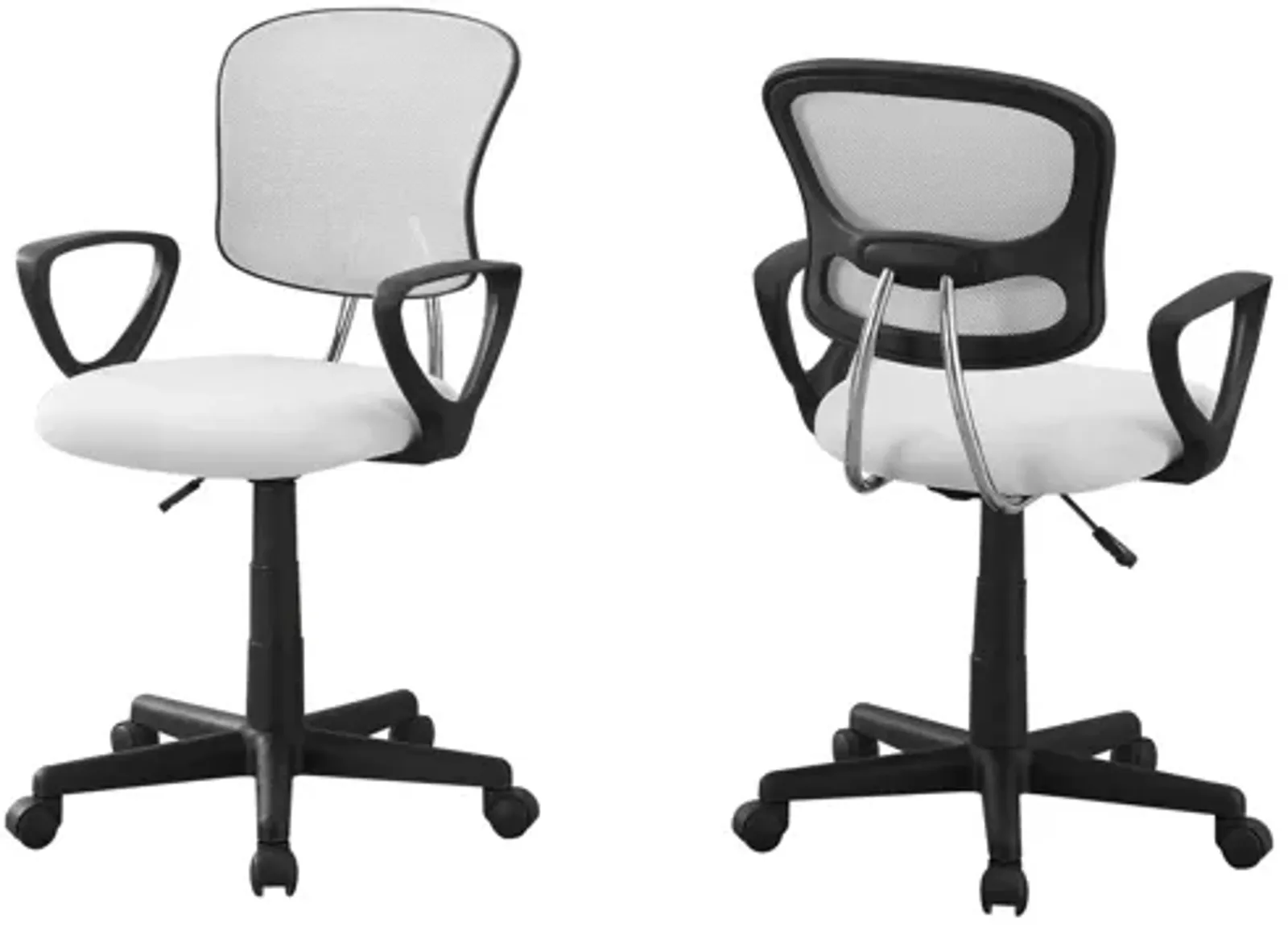 Malta White Mesh Office Chair