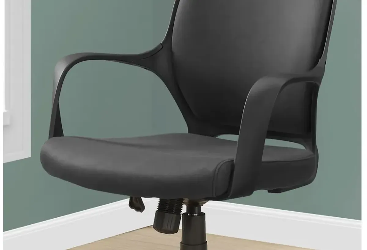 Lark Black Microfiber Office Chair