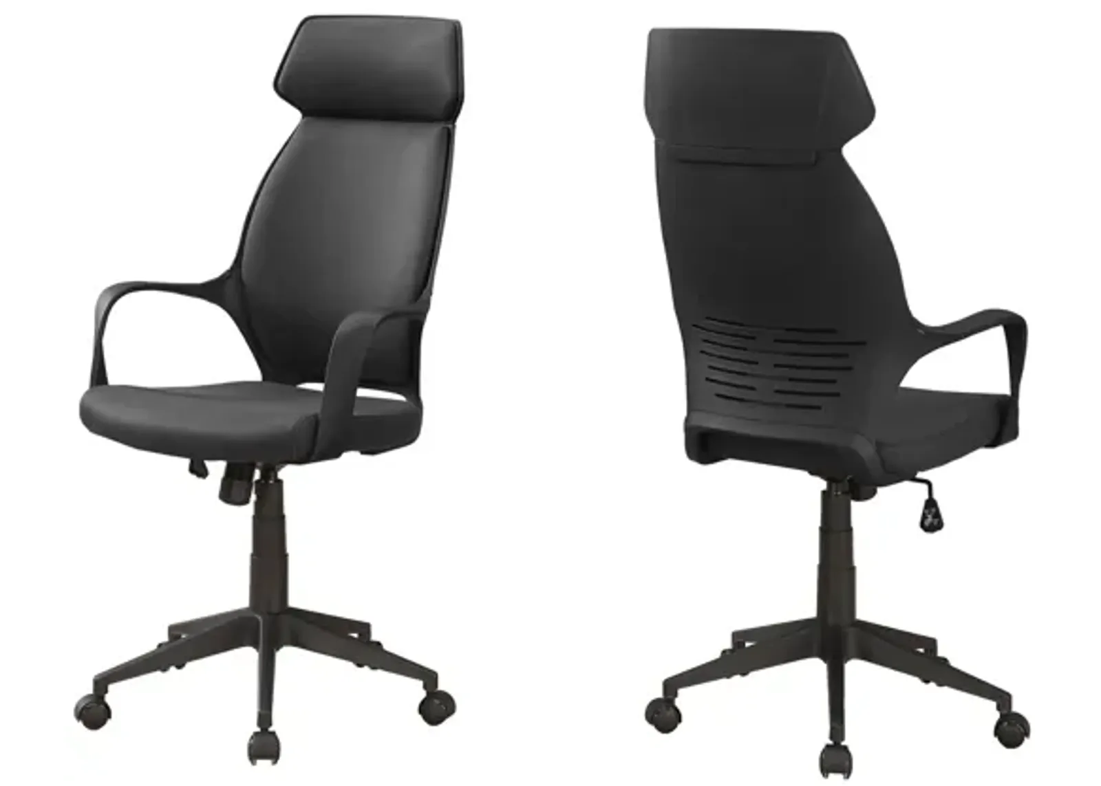 Lark Black Microfiber Office Chair