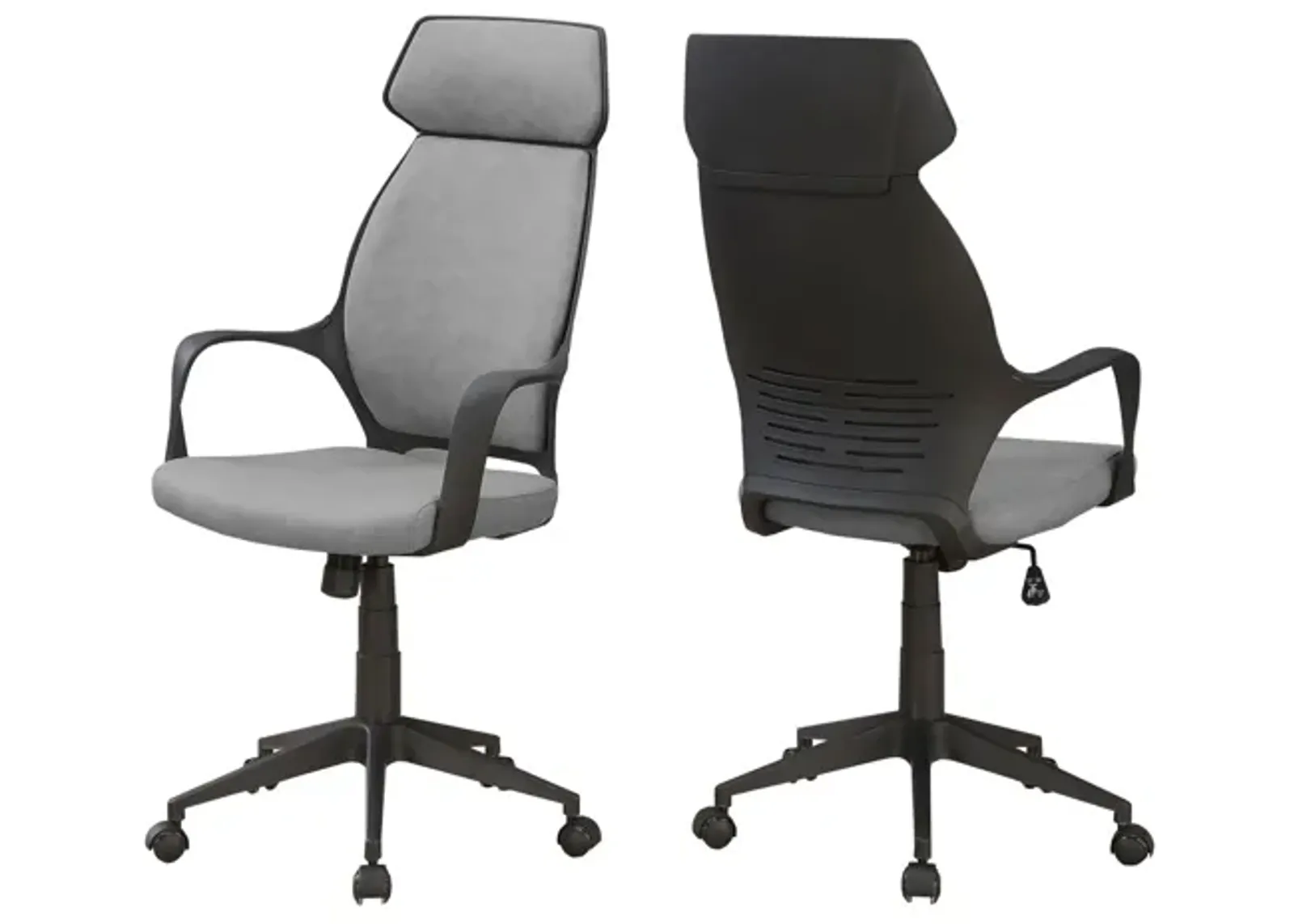 Lark Grey Microfiber Office Chair