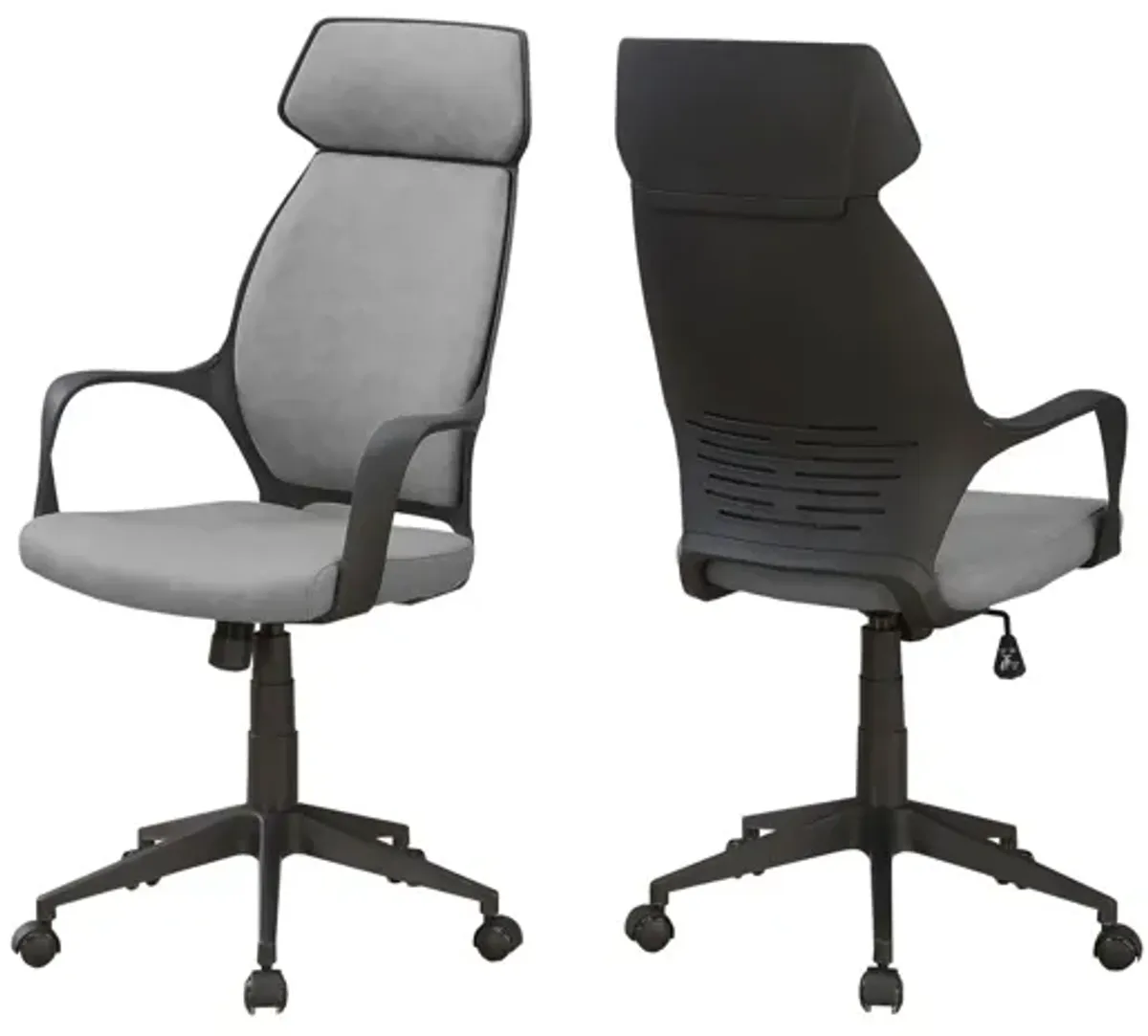 Lark Grey Microfiber Office Chair