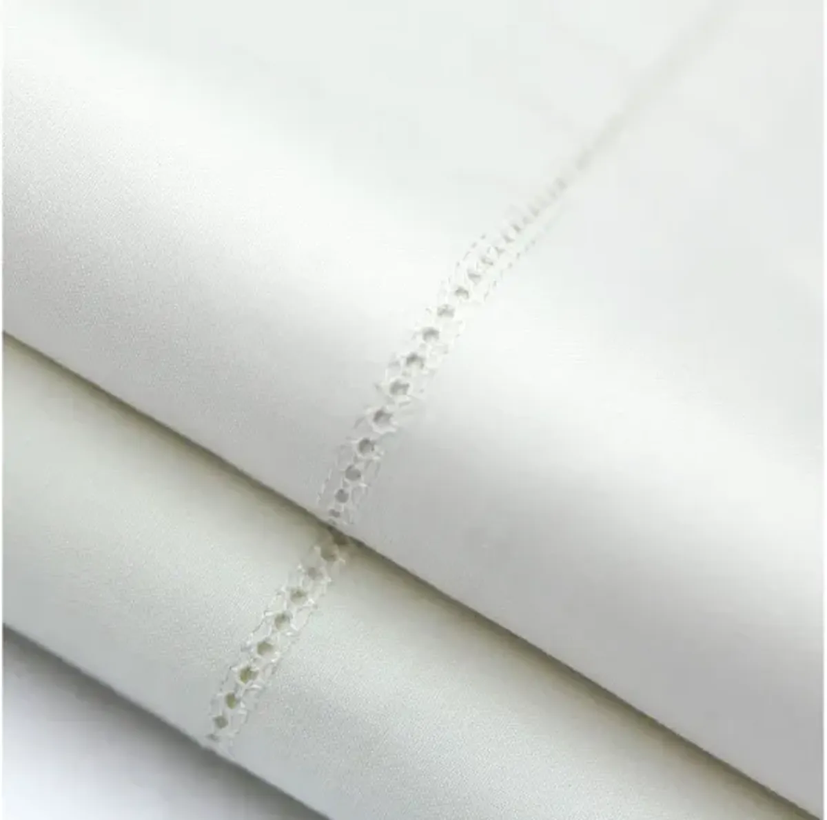 Italian Artisan Sheet Set King Pillowcase Ivory