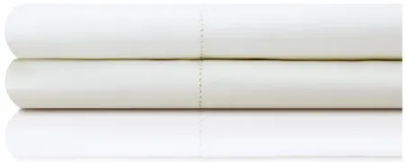 Italian Artisan Sheet Set King Pillowcase White
