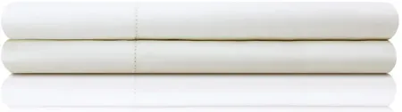 Italian Artisan Sheet Set Queen Pillowcase Ivory