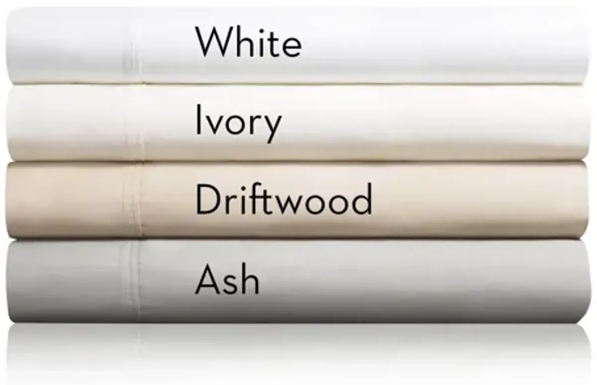 600 Thread Count Cotton Blend King Pillowcase Ivory