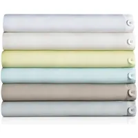 Rayon From Bamboo Duvet Set Queen White
