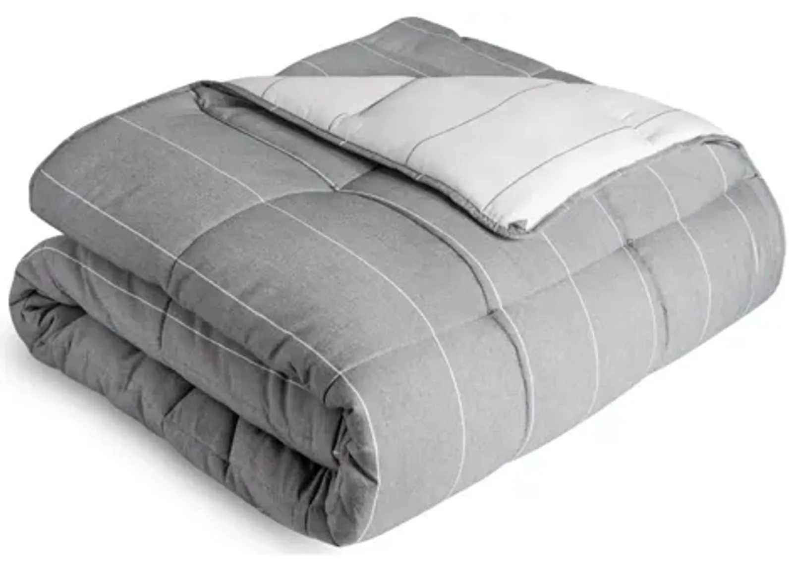 Chambray Comforter Set Oversized Queen Birch