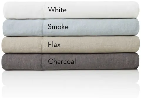 French Linen King Pillowcase Smoke