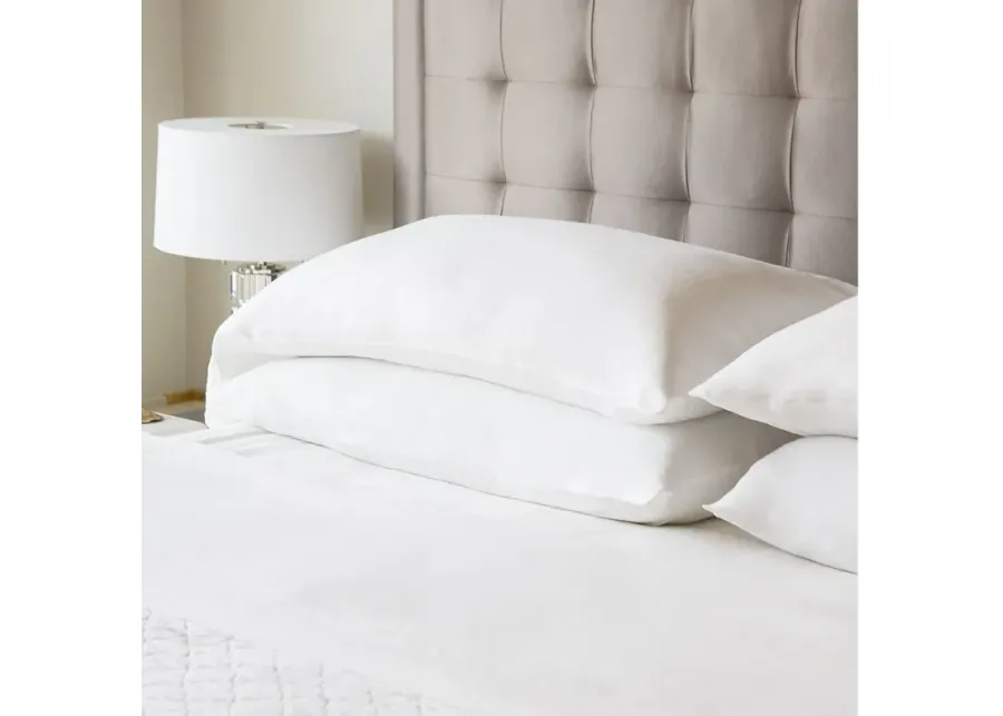 French Linen Queen Pillowcase White