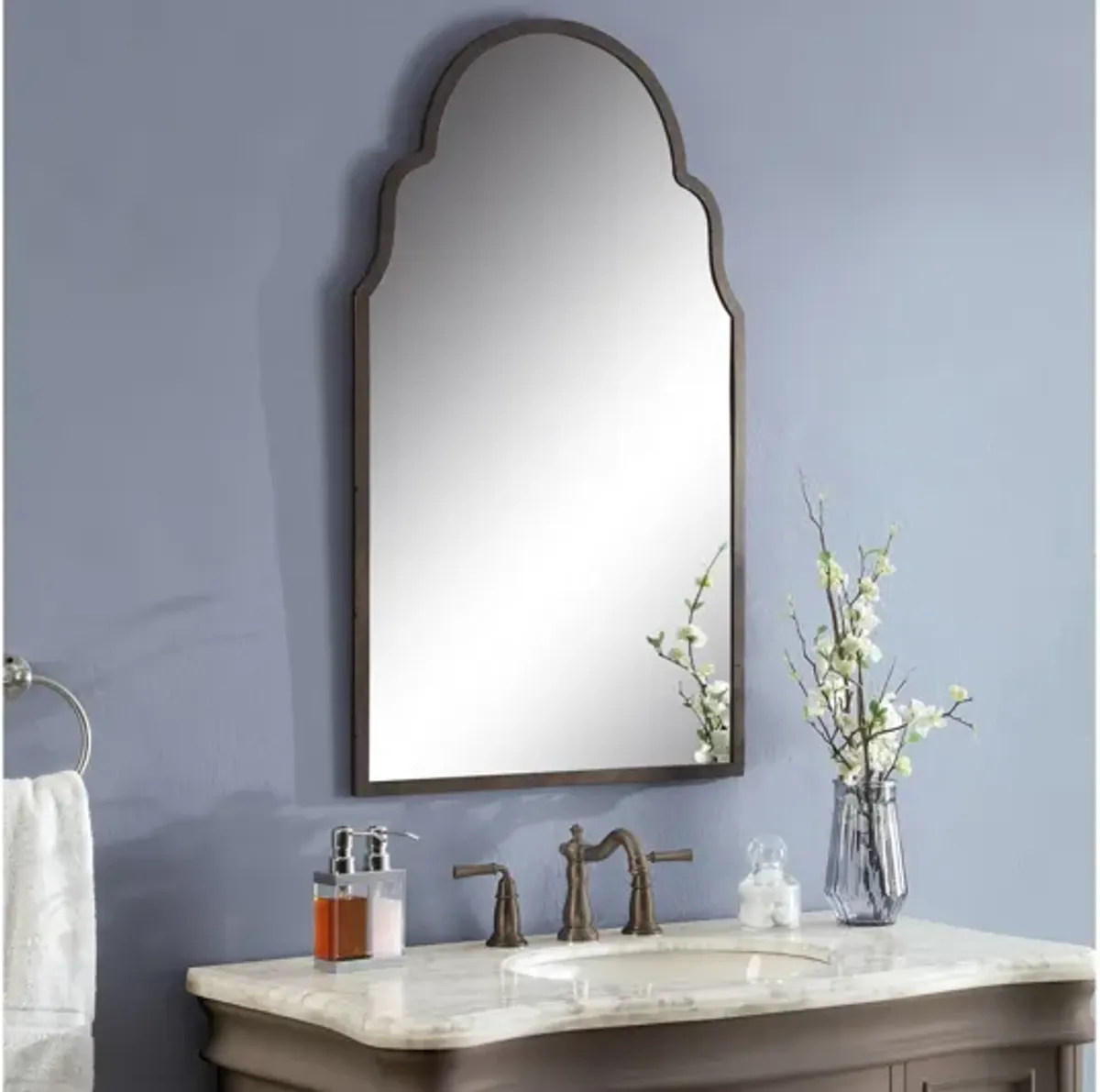 Brayden Arch Metal Mirror