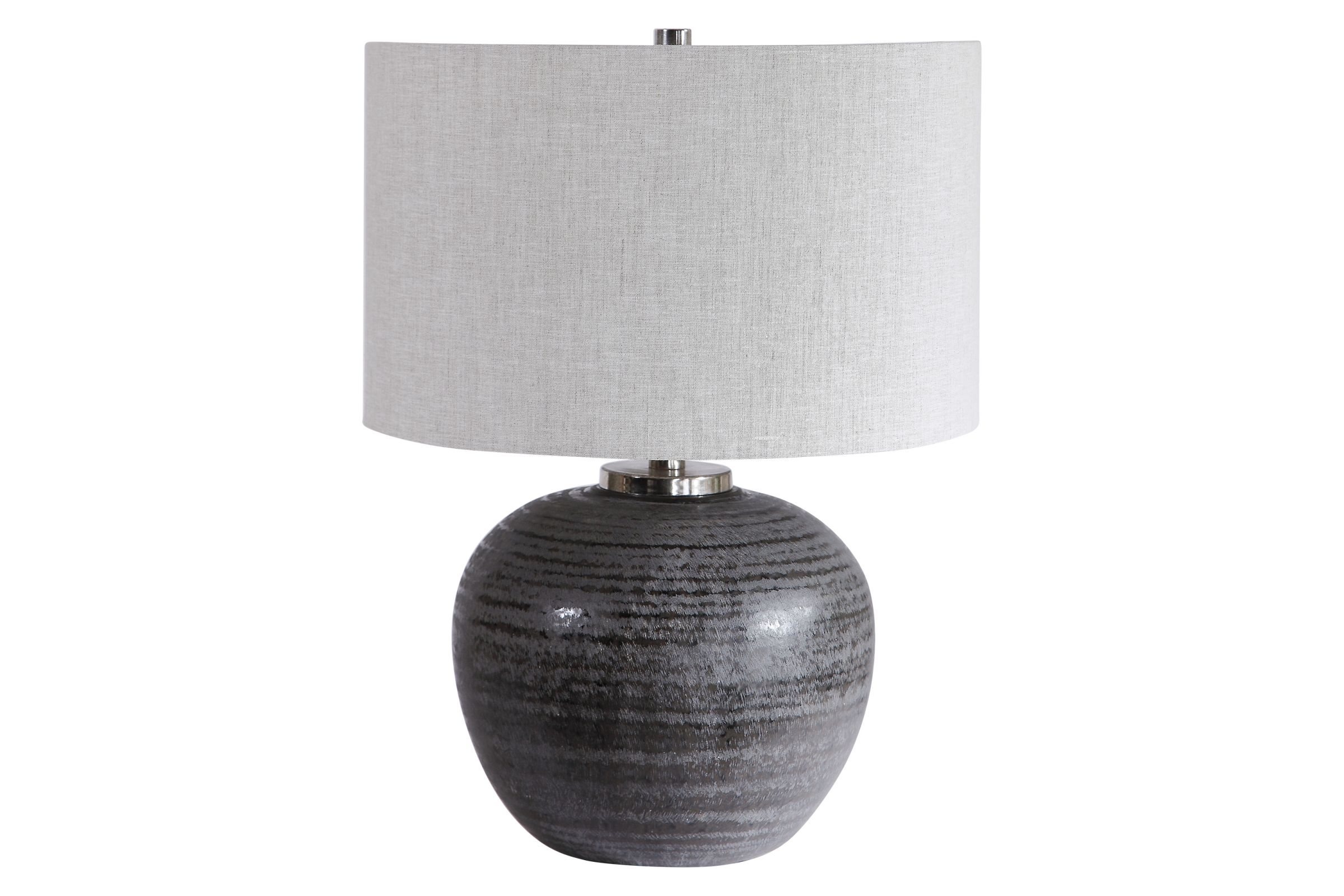 Mikkel Charcoal Table Lamp