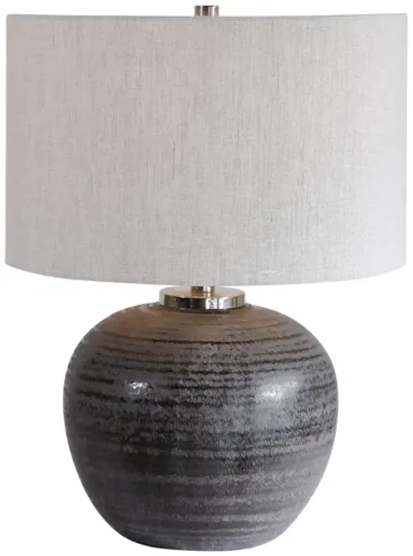 Mikkel Charcoal Table Lamp