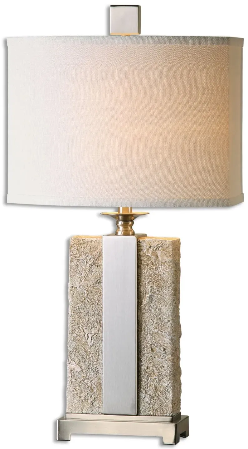 Bonea Stone Ivory Table Lamp