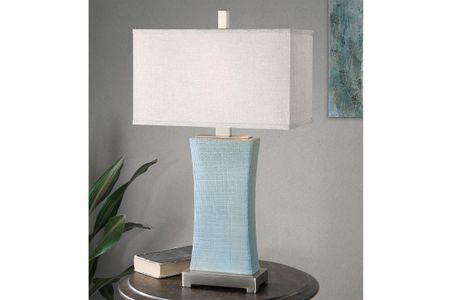 Cantarana Blue Gray Table Lamp