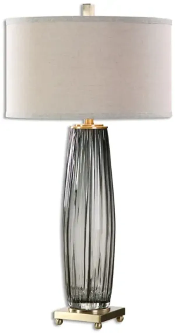 Vilminore Gray Glass Table Lamp