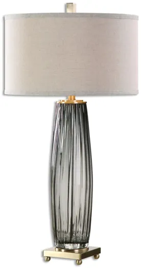 Vilminore Gray Glass Table Lamp