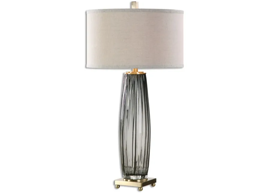 Vilminore Gray Glass Table Lamp