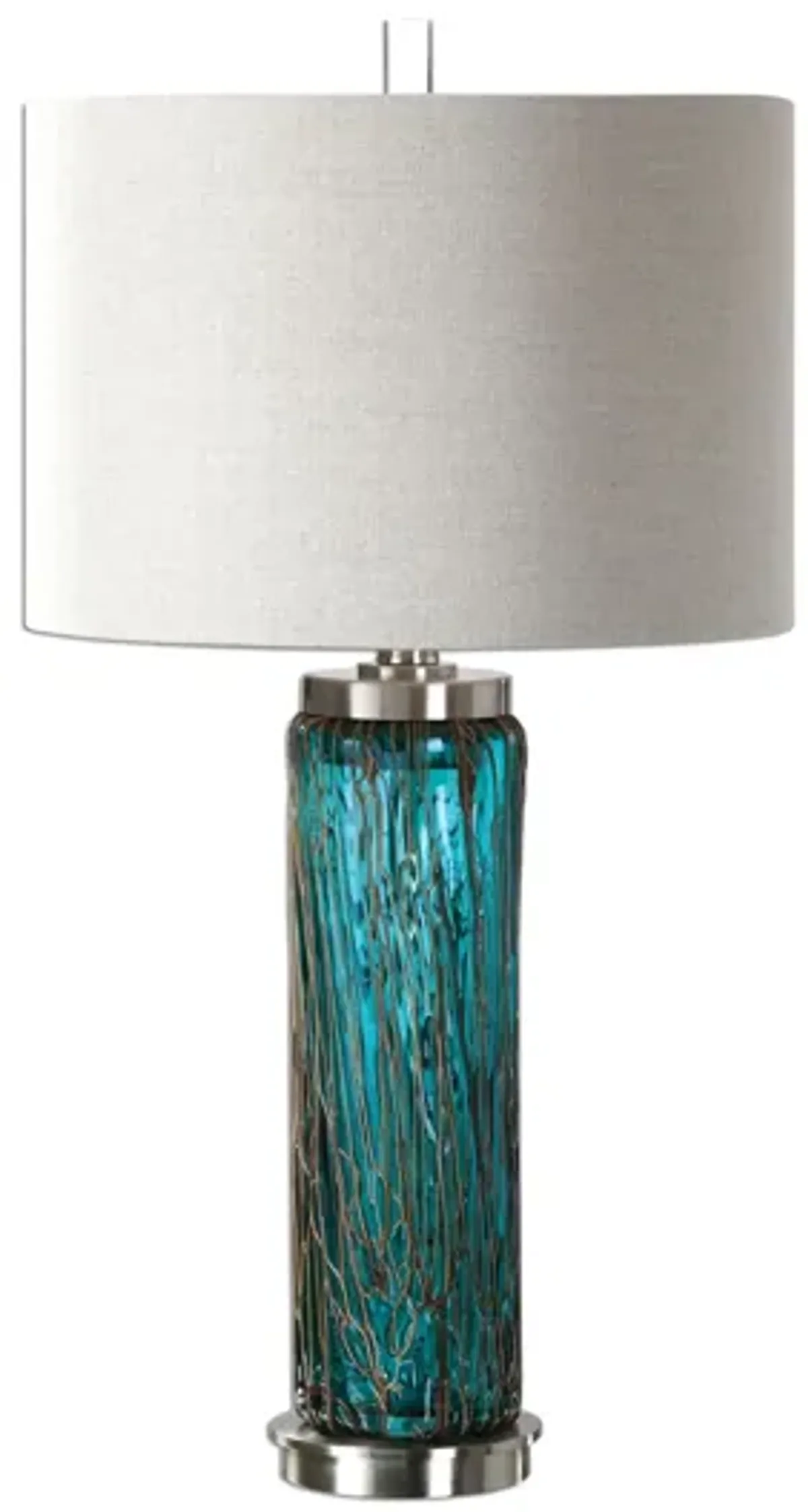 Almanzora Blue Glass Lamp