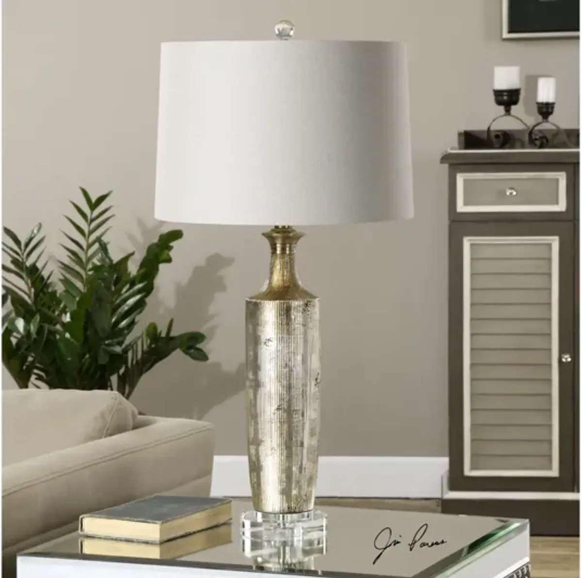 Valdieri Metallic Bronze Lamp