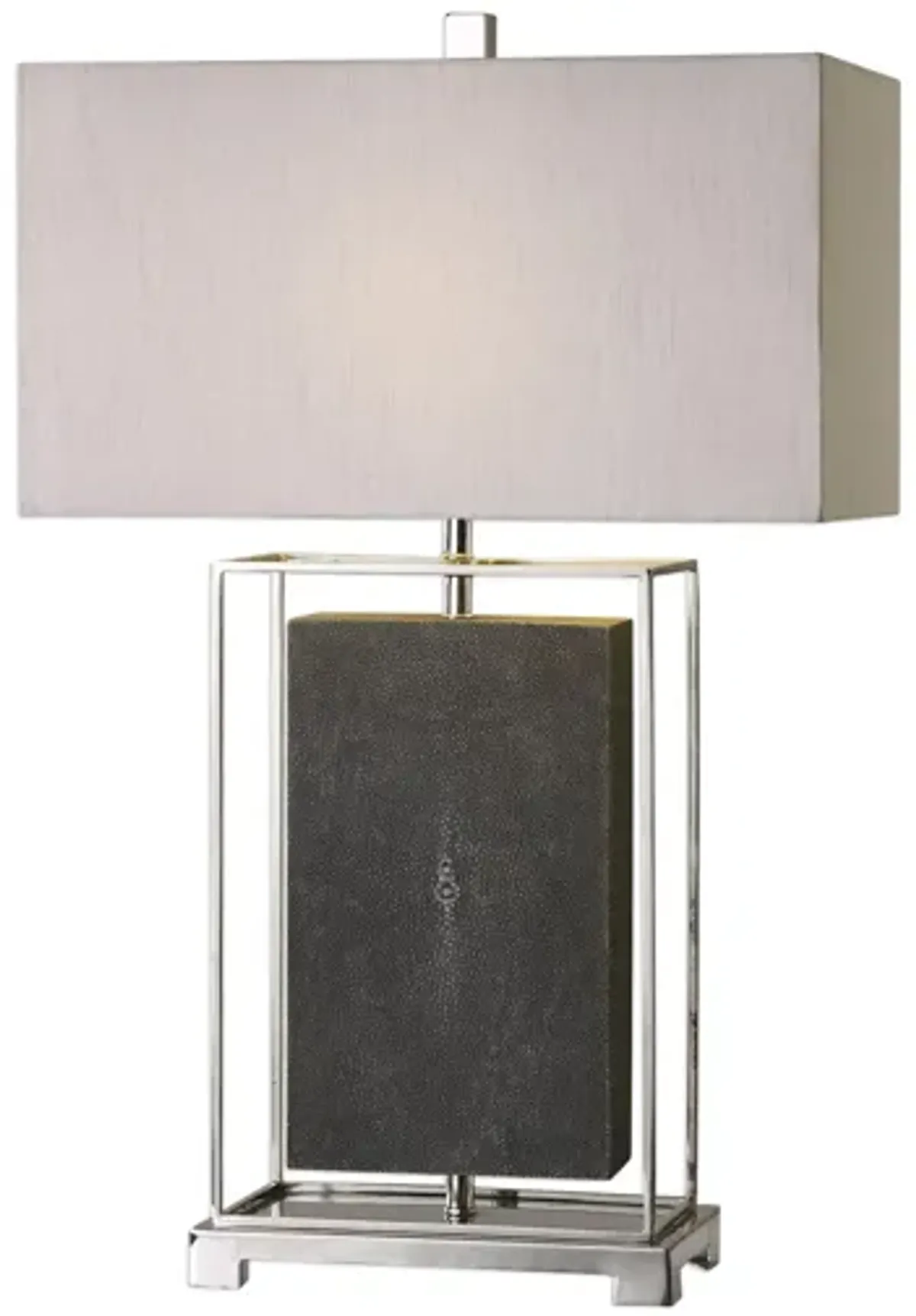 Sakana Gray Textured Table Lamp