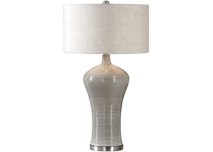 Dubrava Light Gray Table Lamp