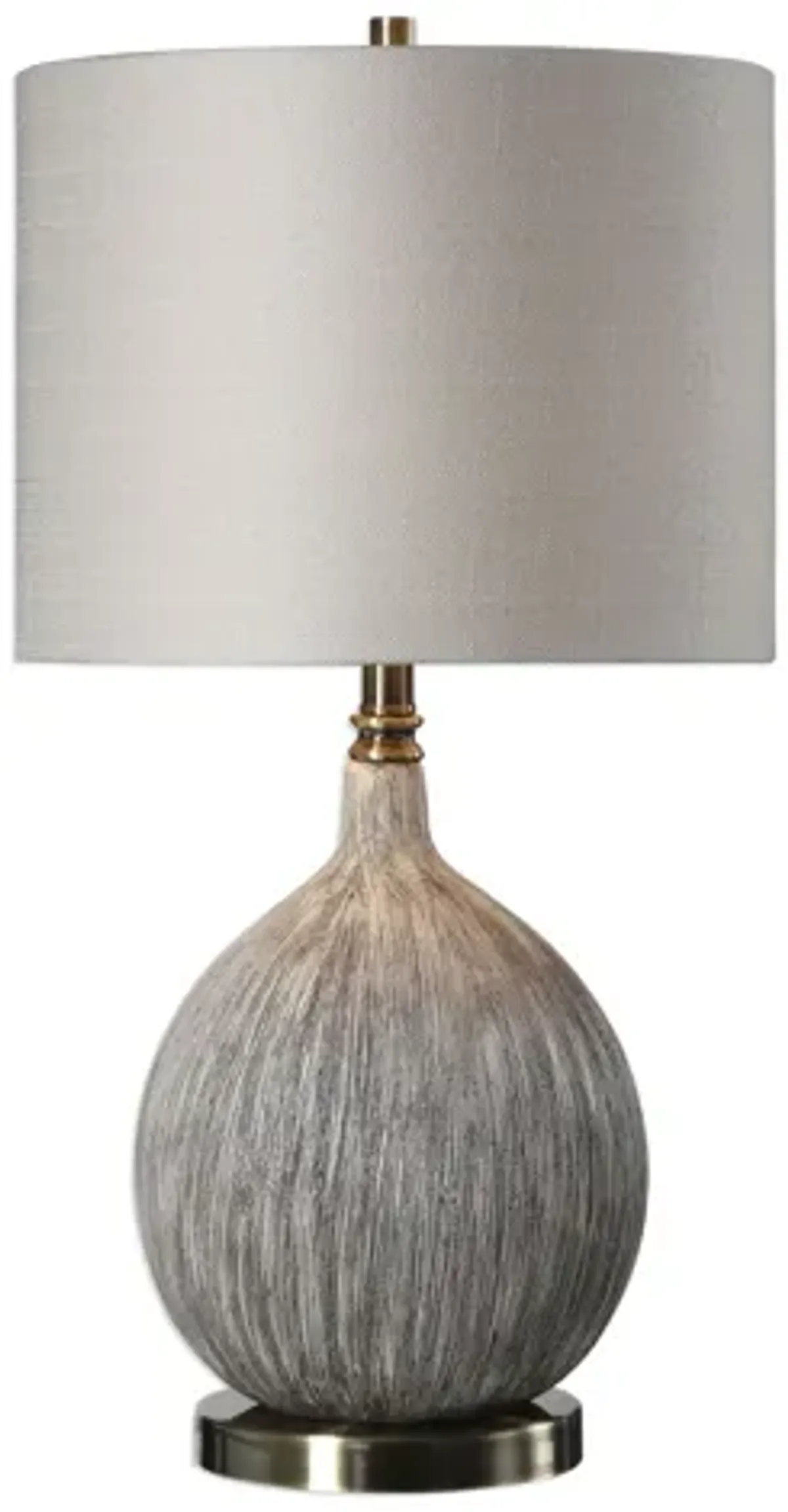 Hedera Textured Ivory Table Lamp