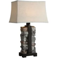 Kodiak Stacked Stone Lamp