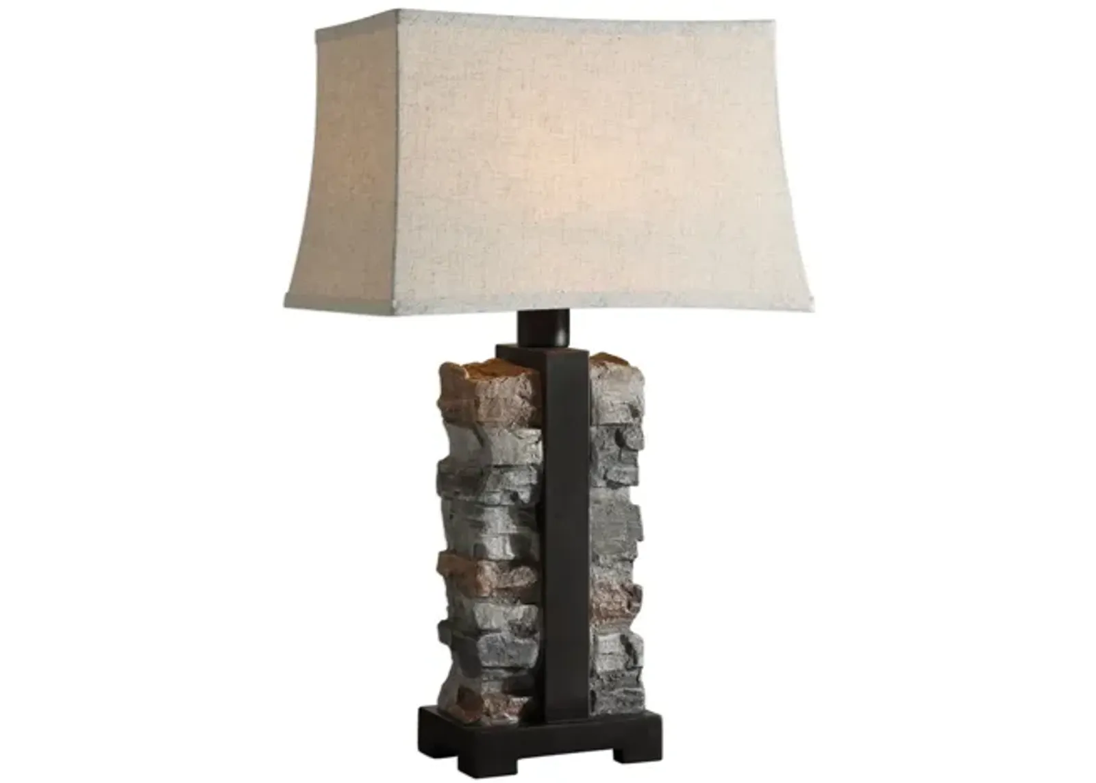 Kodiak Stacked Stone Lamp