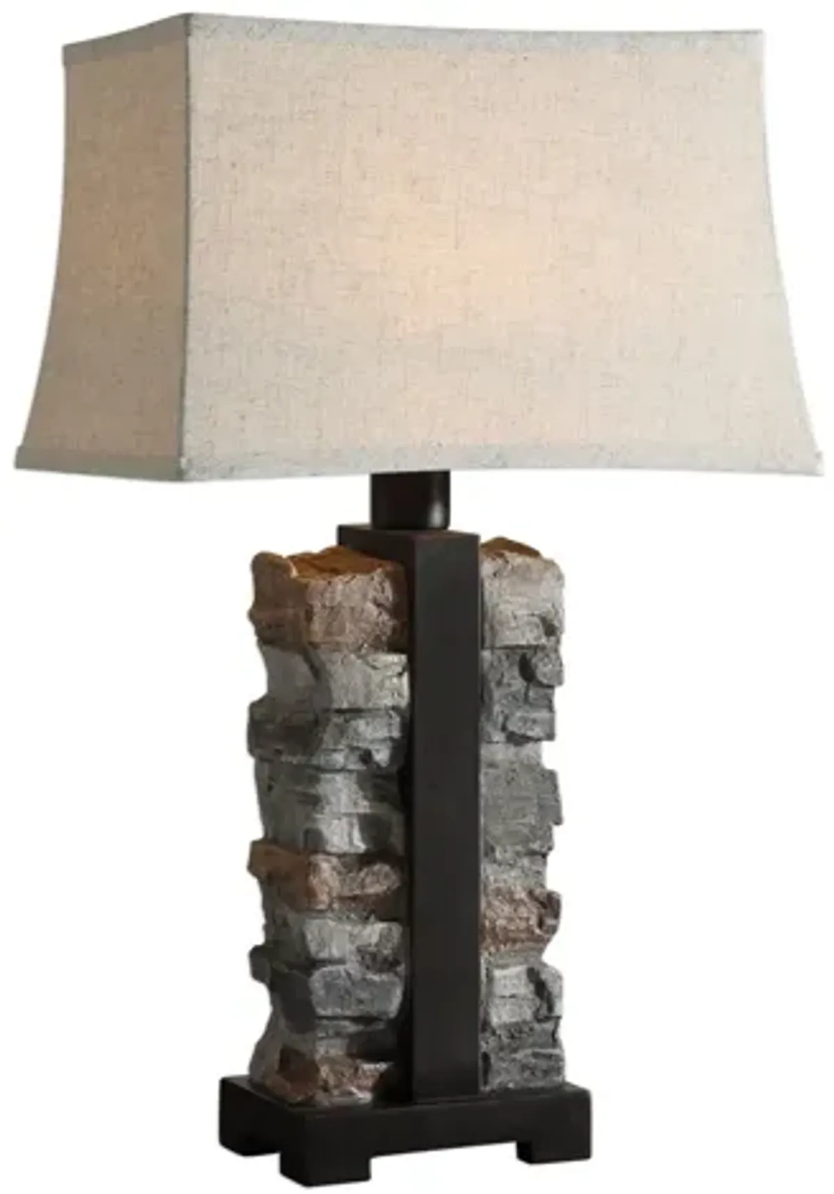 Kodiak Stacked Stone Lamp