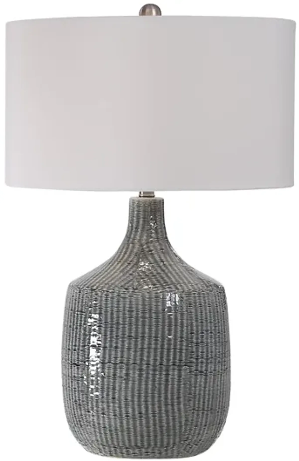 Felipe Distressed Gray Table Lamp