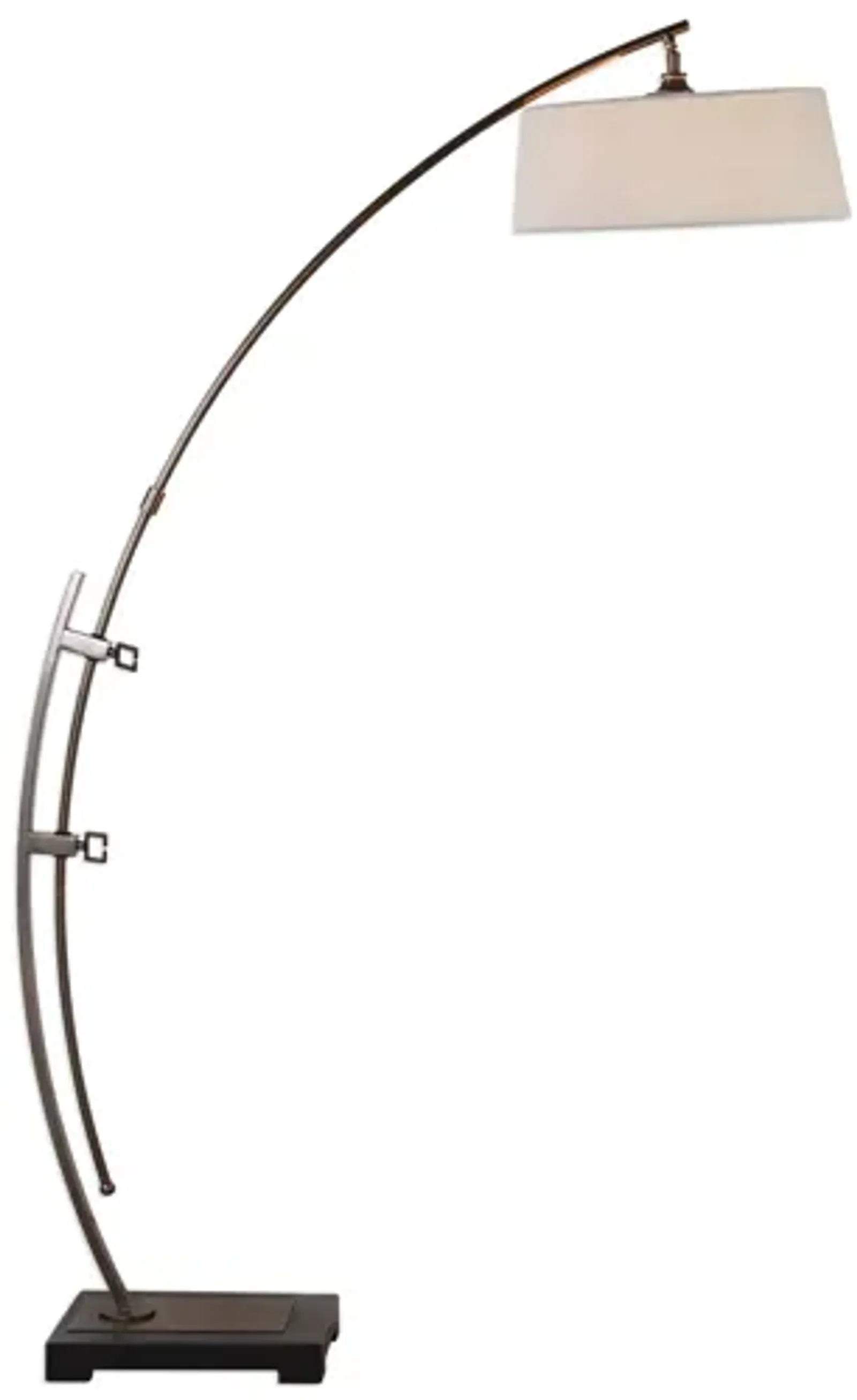 Calogero Bronze Arc Floor Lamp