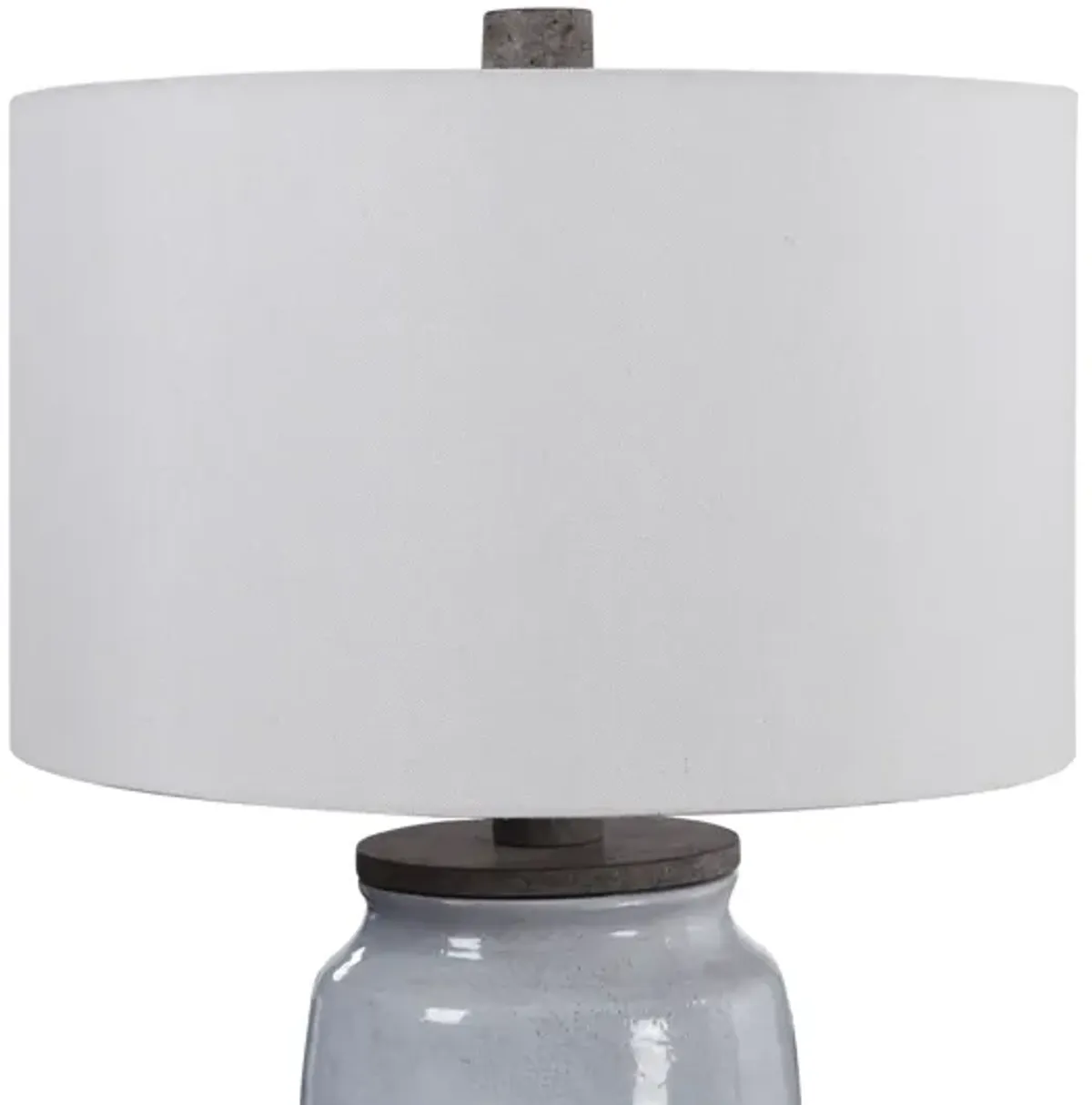 Dimitri Light Blue Table Lamp