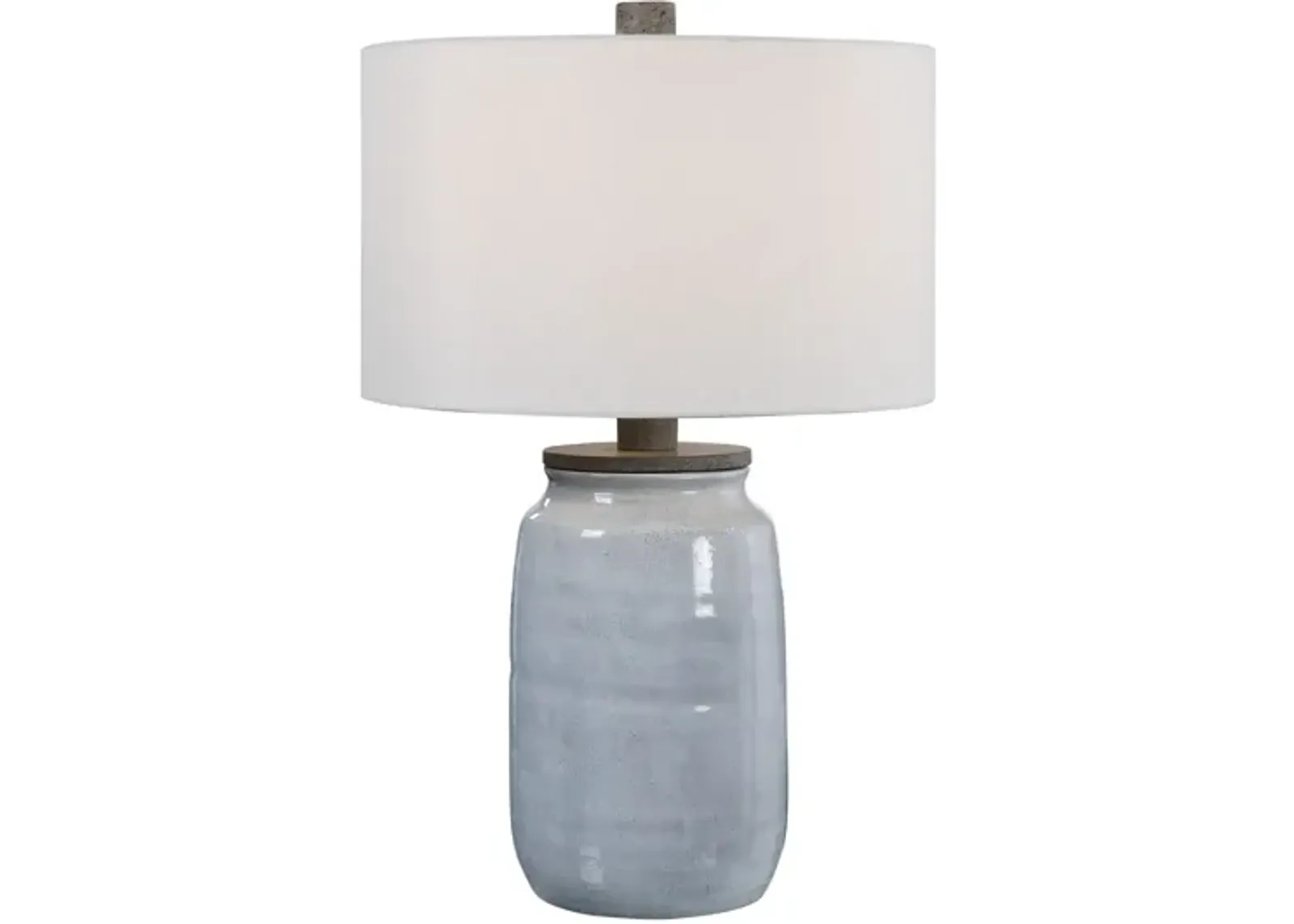 Dimitri Light Blue Table Lamp