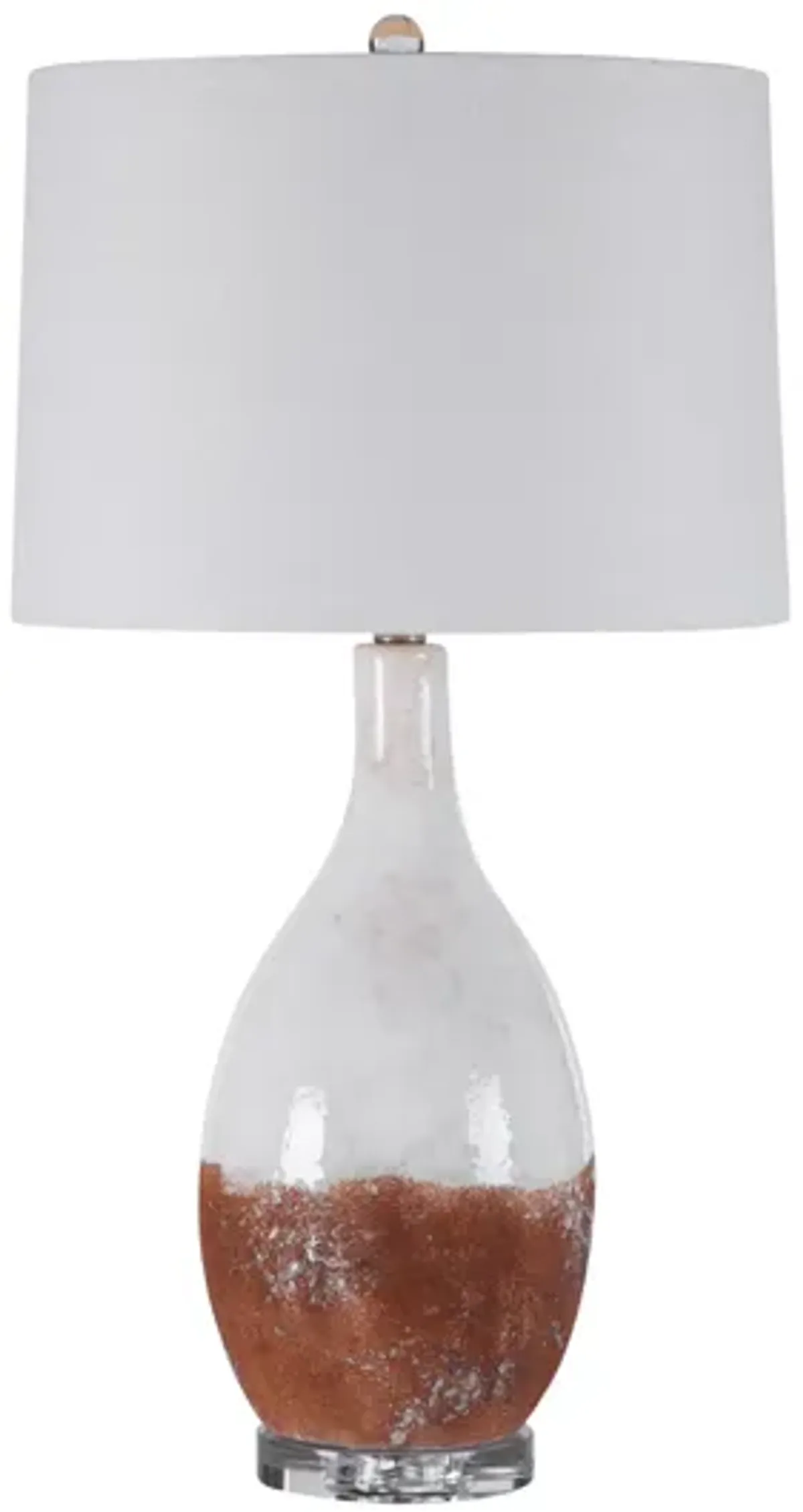 Durango Rust White Table Lamp