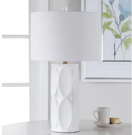 Sinclair White Table Lamp